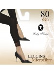 Legginsy microfibra z koronką 80 den zawieszka