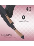 Legginsy microfibra ze wzorem 40 den zawieszka